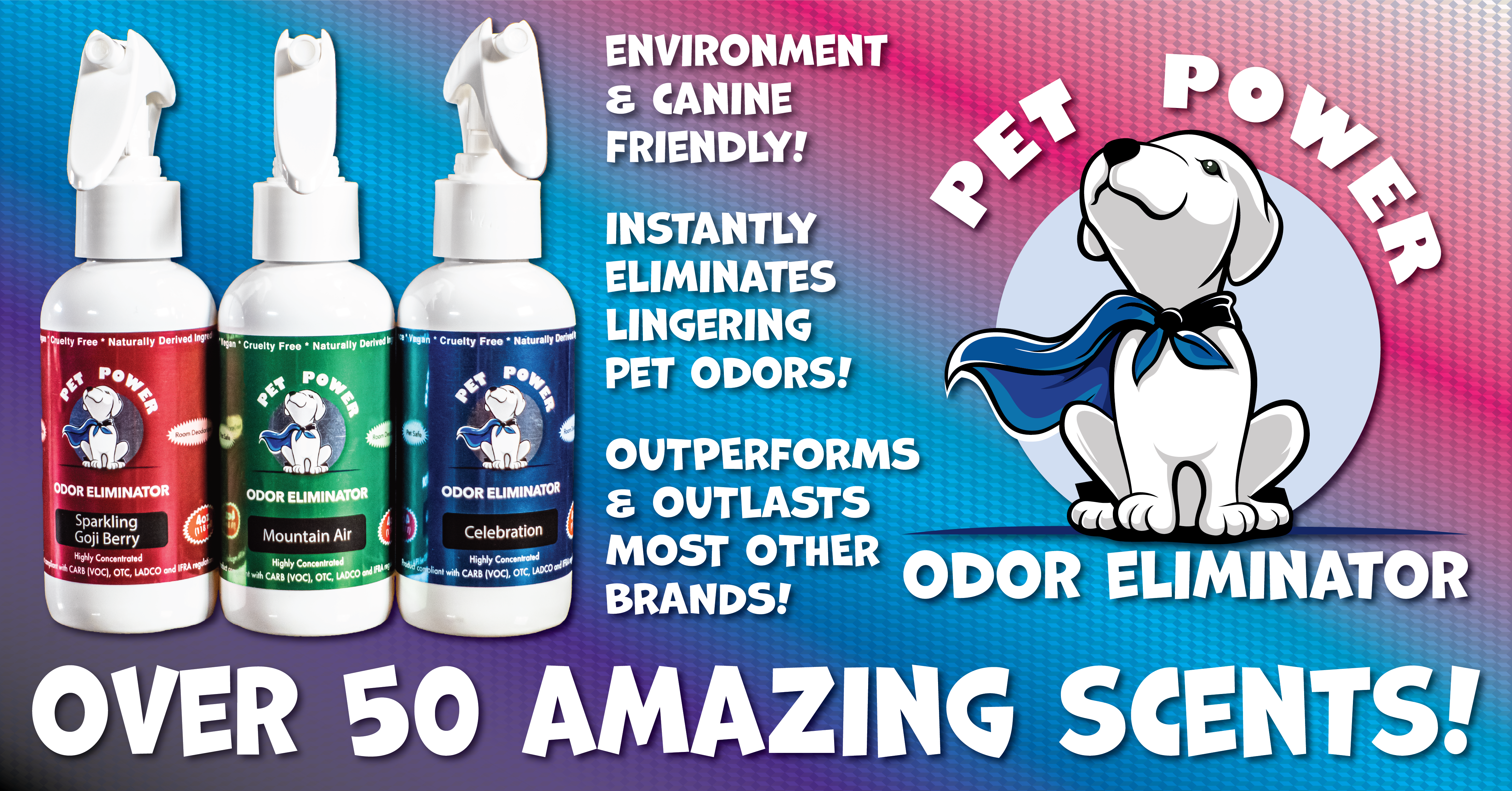 Pet sales room deodorizer