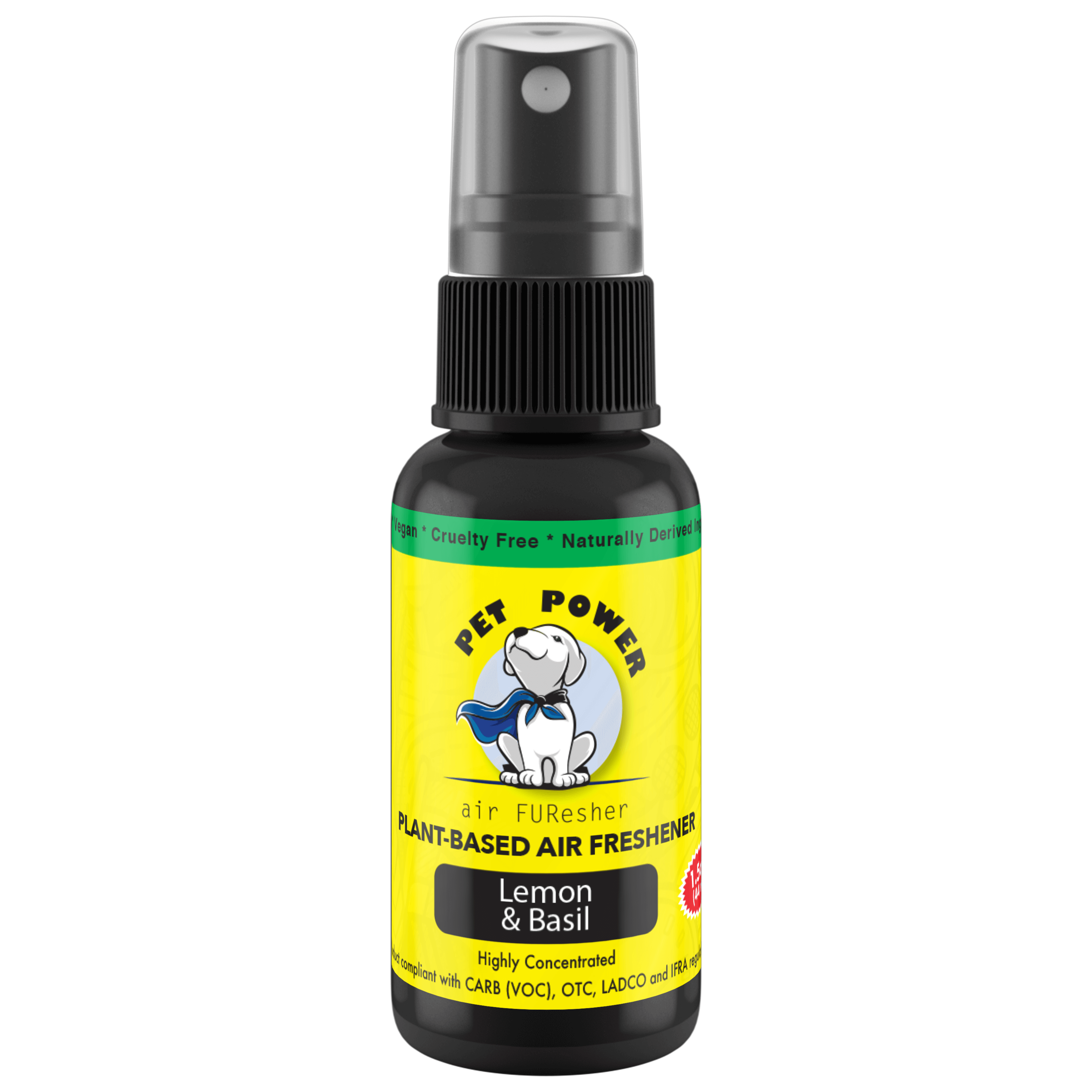 Pet Power Lemon Basil Plant Based Air Freshener