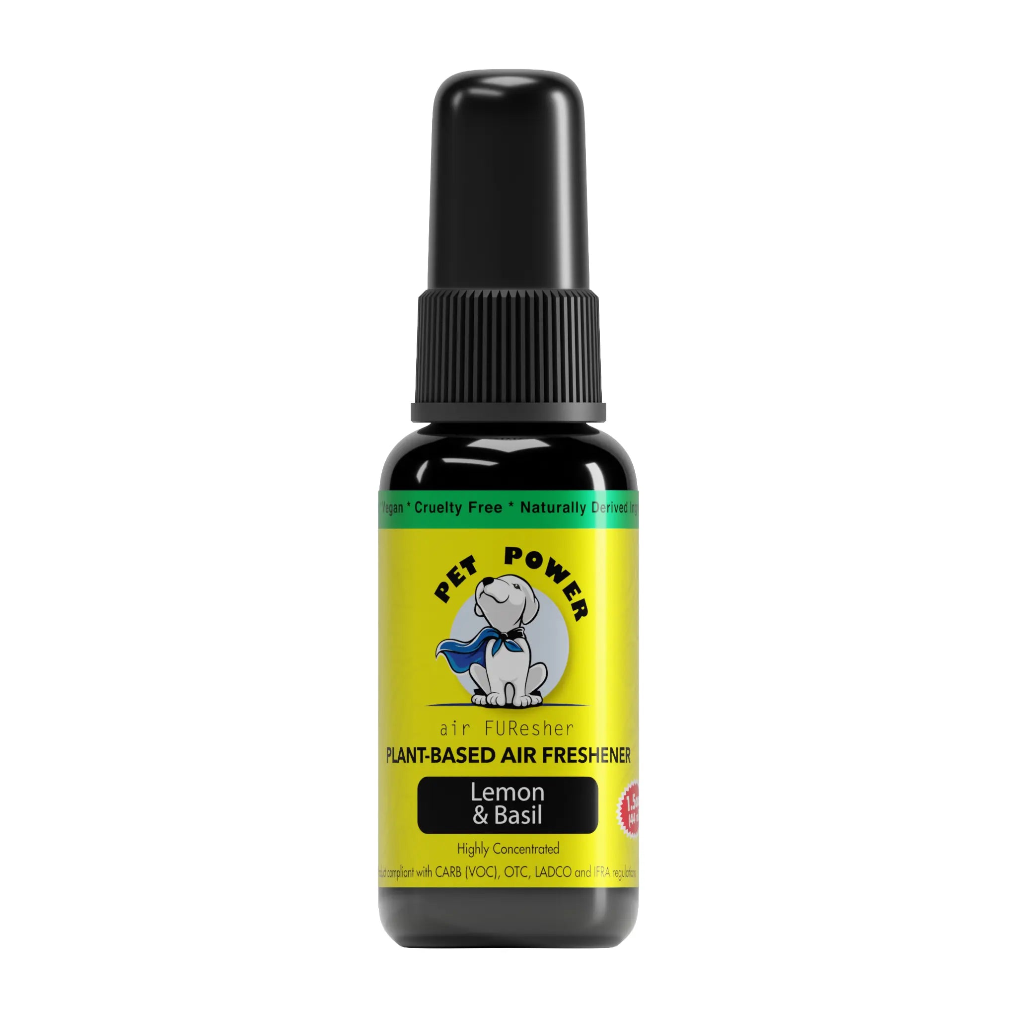 Pet Power Plant-Based Air Freshener - Lemon & Basil Scent