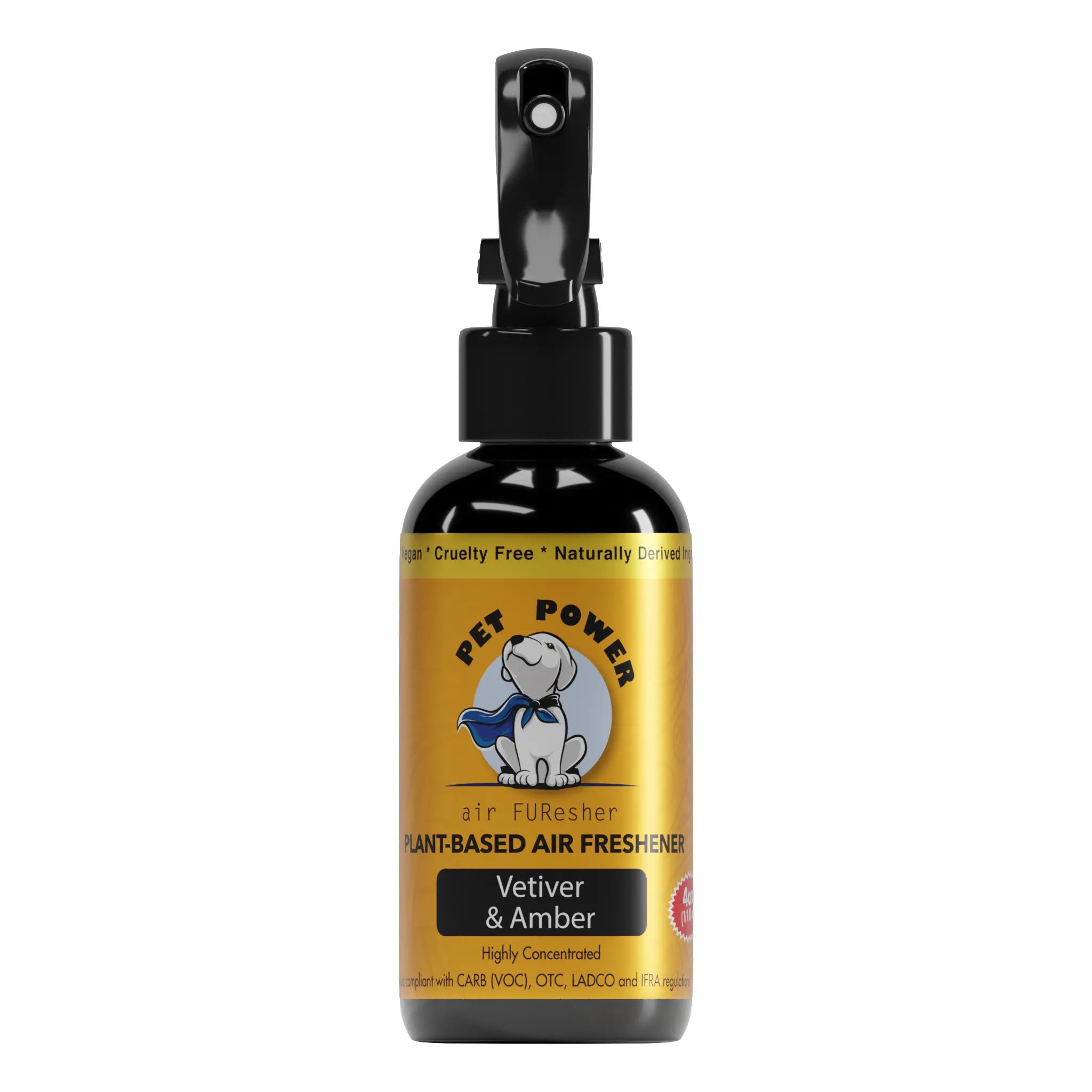 Pet Power Plant-Based Air Freshener - Vetiver & Amber Scent
