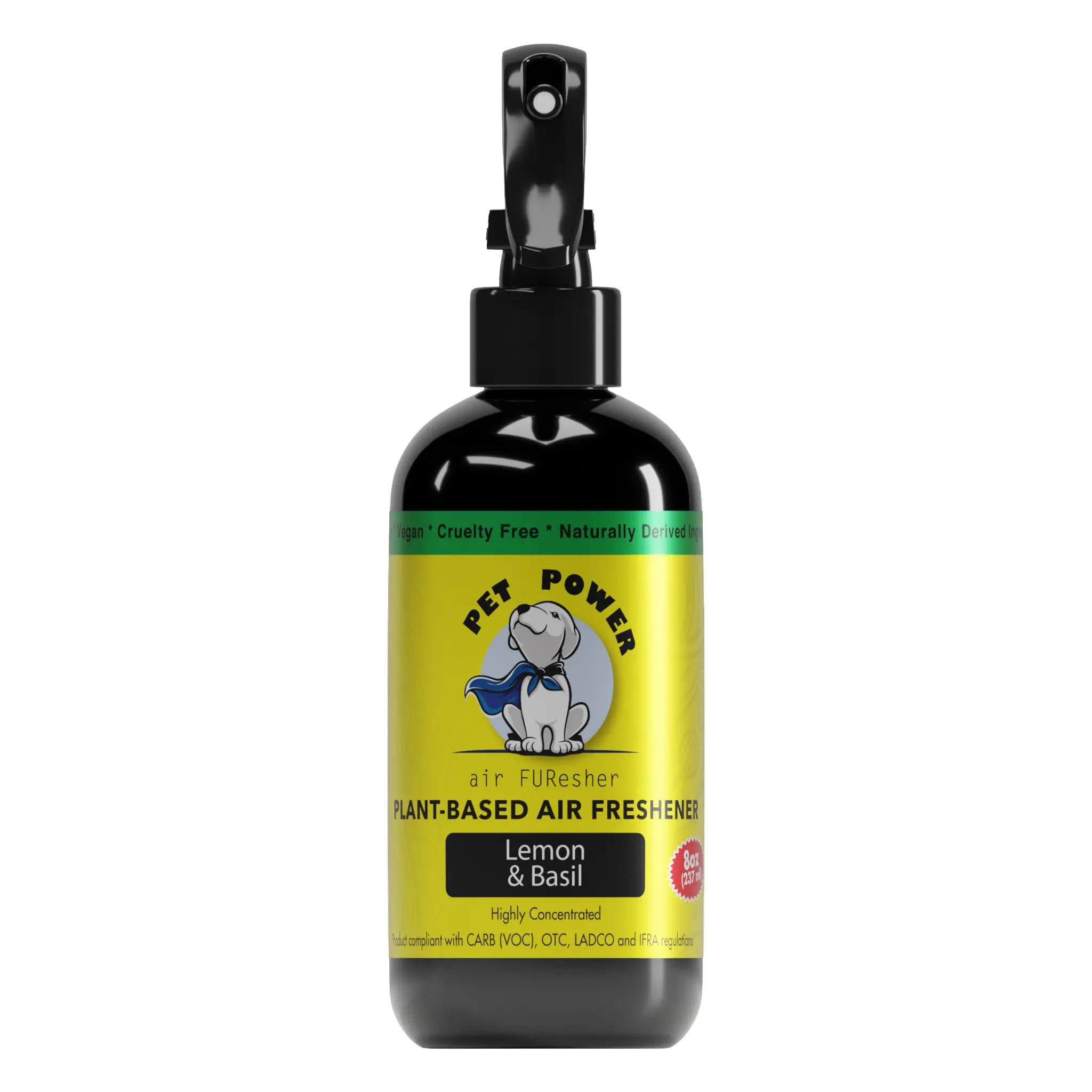 Pet Power Plant-Based Air Freshener - Lemon & Basil Scent