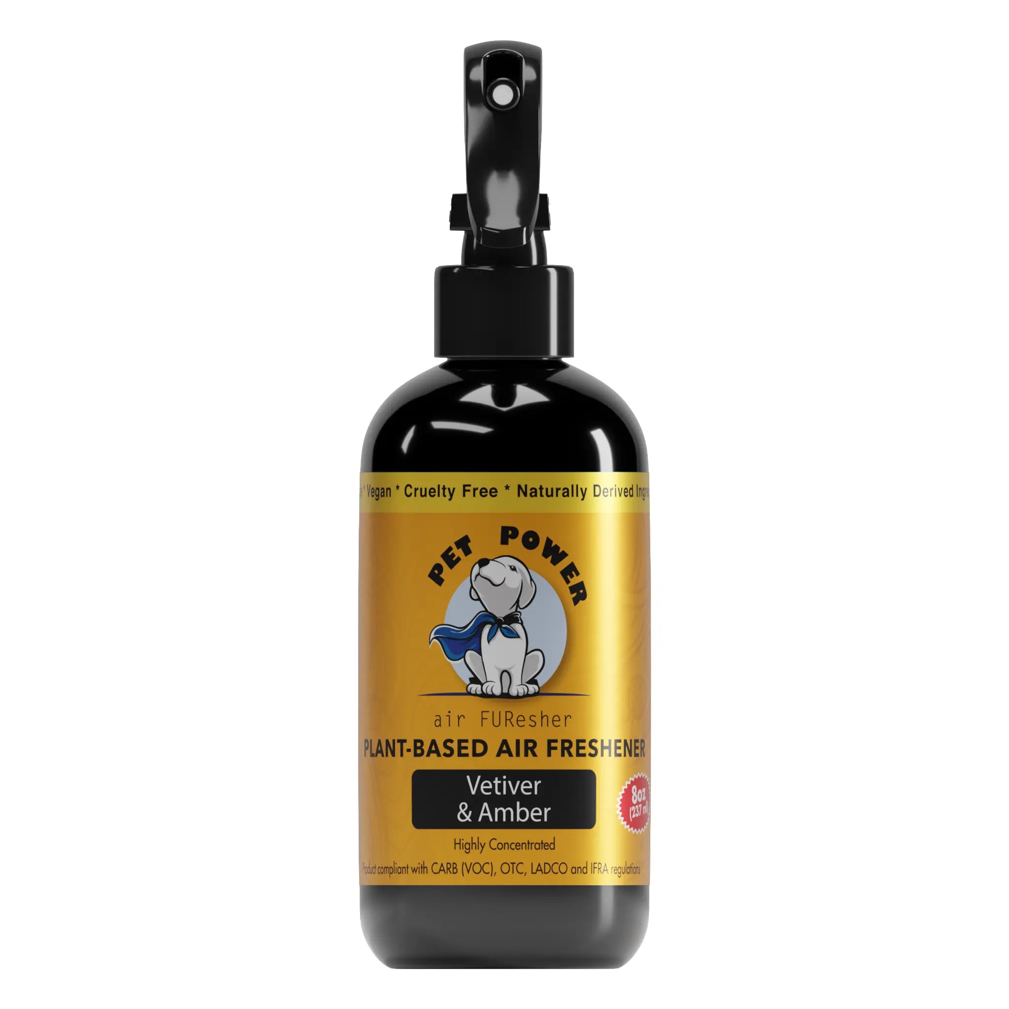 Pet Power Plant-Based Air Freshener - Vetiver & Amber Scent