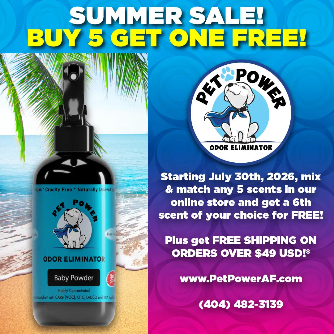 SQUARE BANNER - Summer Sale, Buy 5 Pet Odor Eliminator Sprays Get One Free